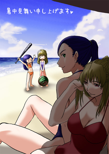 kuga natsuki and fujino shizuru (my-hime) drawn by mura_(kiyohime)