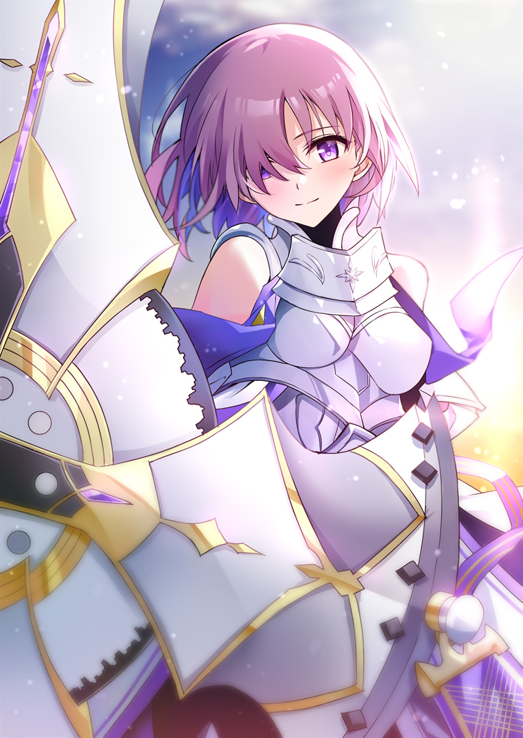 mash kyrielight (fate and 1 more) drawn by tsuezu