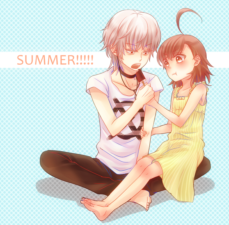 accelerator and last order (toaru majutsu no index) drawn by reimei_(1988)