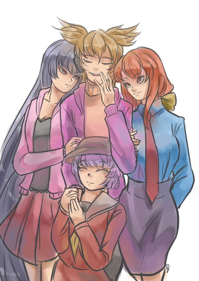 houraisan kaguya, toyosatomimi no miko, sukuna shinmyoumaru, and kotohime (touhou) drawn by dilaih