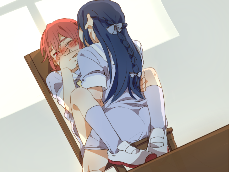 hishikawa rikka and aida mana (precure and 1 more) drawn by d.y.x.