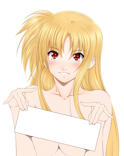 fate testarossa (lyrical nanoha and 1 more) drawn by island_(kossori)