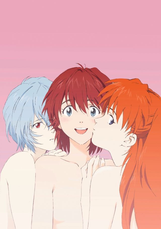 souryuu asuka langley, ayanami rei, and kirishima mana (neon genesis evangelion and 1 more)