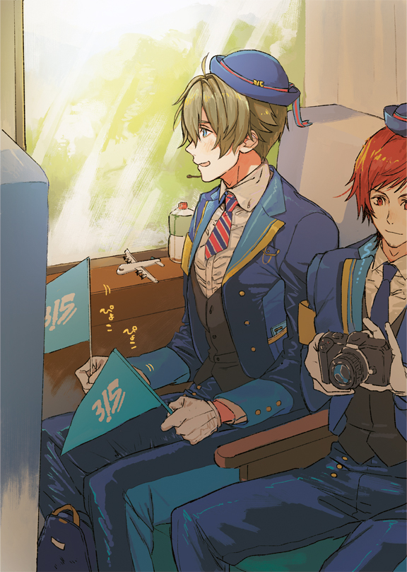tendo teru and kashiwagi tsubasa (idolmaster and 1 more) drawn by nana_tetra