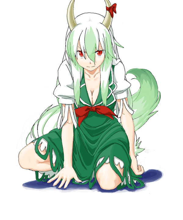 kamishirasawa keine and ex-keine (touhou) drawn by pome_(darkflowne)