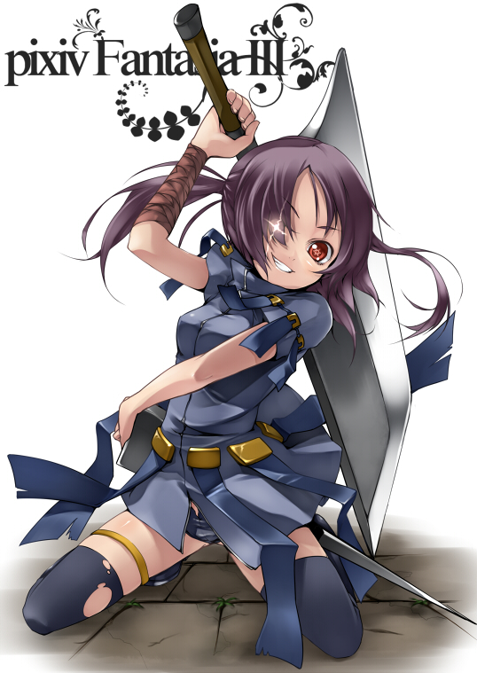 pixiv fantasia and 1 more drawn by aize