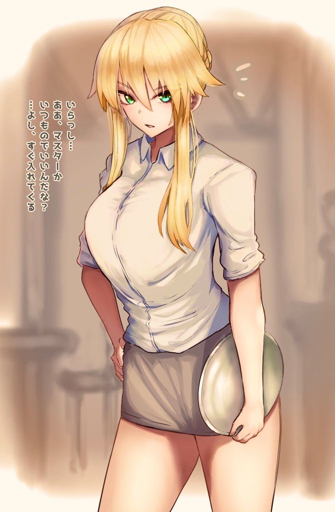 artoria pendragon (fate and 1 more) drawn by chadzuke_meshi