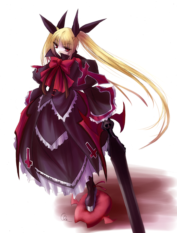 rachel alucard and gii (blazblue) drawn by hisui_(syarute)