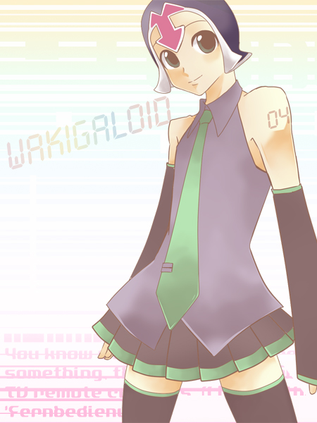 hatsune miku and guido mista (vocaloid and 2 more) drawn by noritama_(ibatan)