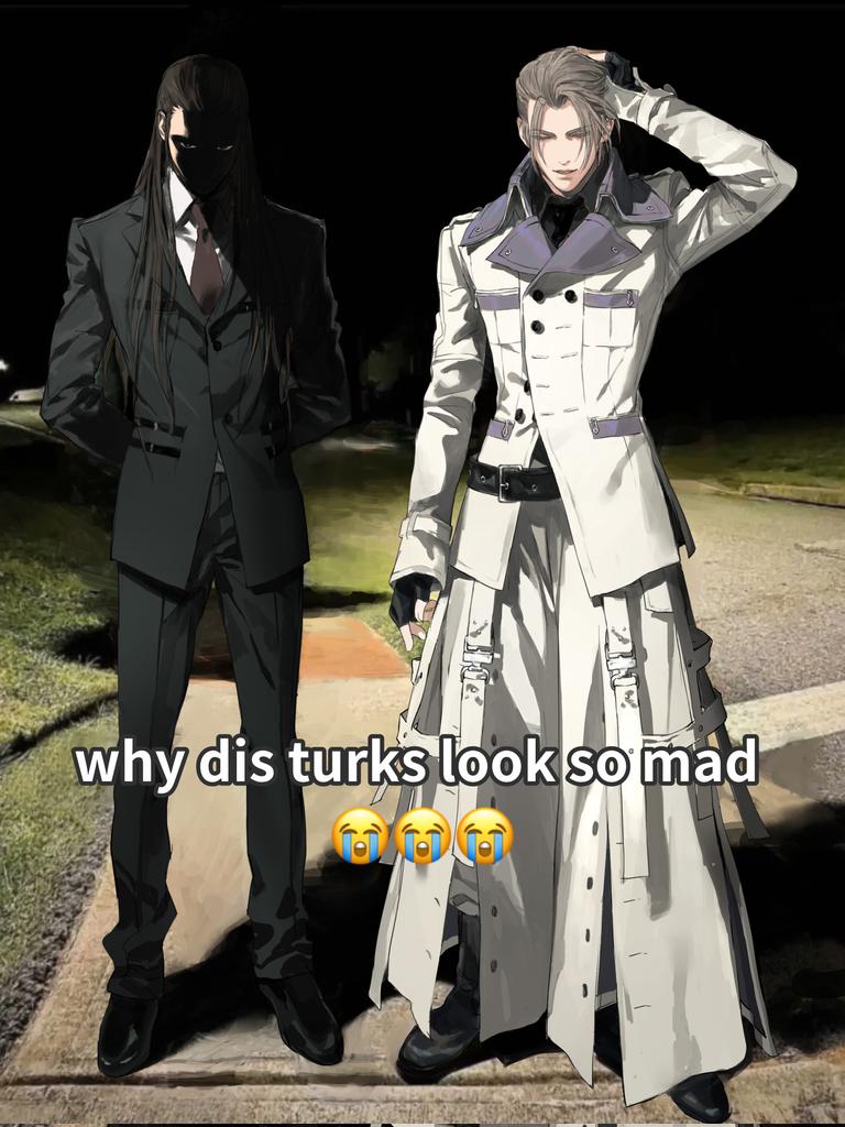 tseng and rufus shinra (final fantasy and 1 more) drawn by quxiaochong