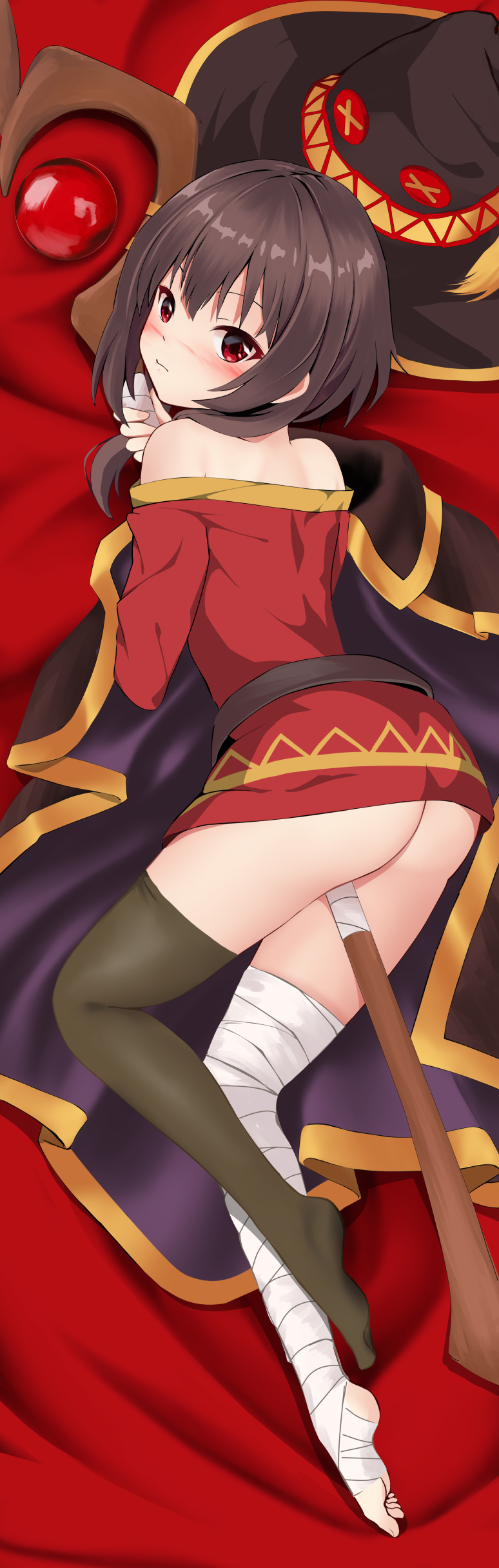 megumin (kono subarashii sekai ni shukufuku wo!) drawn by gibun_(sozoshu)