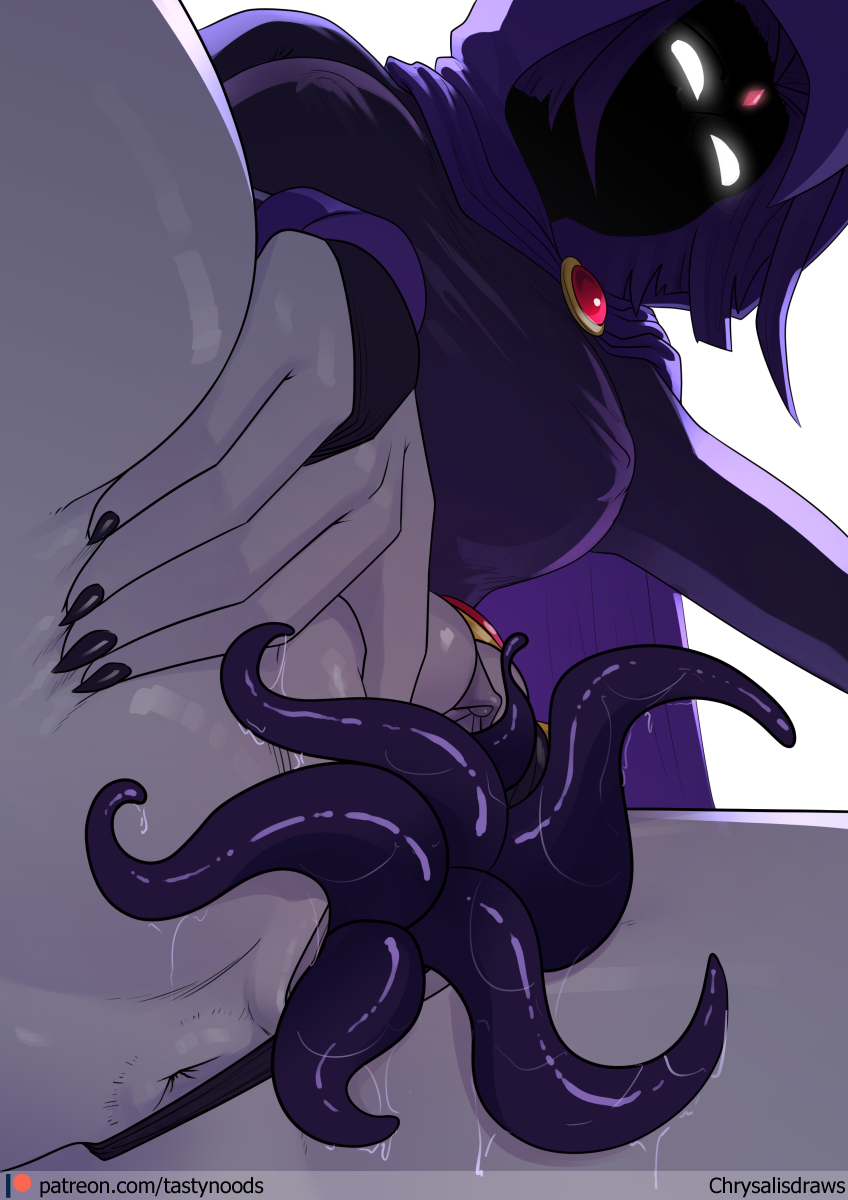 raven (dc comics and 1 more) drawn by chrysalisdraws