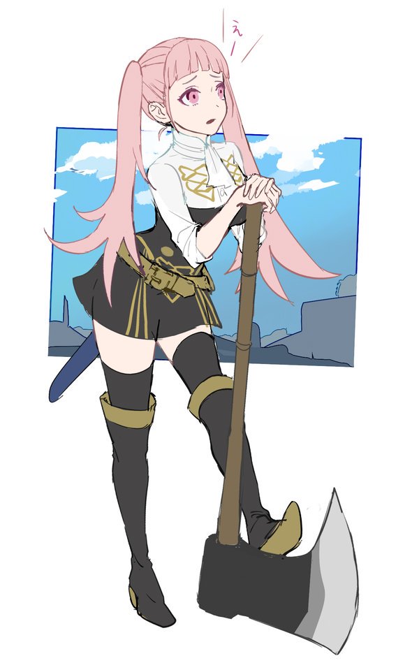 hilda valentine goneril (fire emblem and 1 more) drawn by mikami