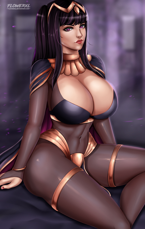 tharja (fire emblem and 2 more) drawn by flowerxl