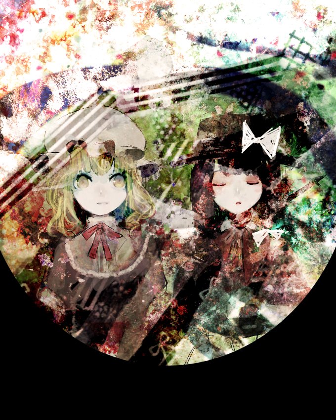 usami renko and maribel hearn (touhou) drawn by sano_naoi