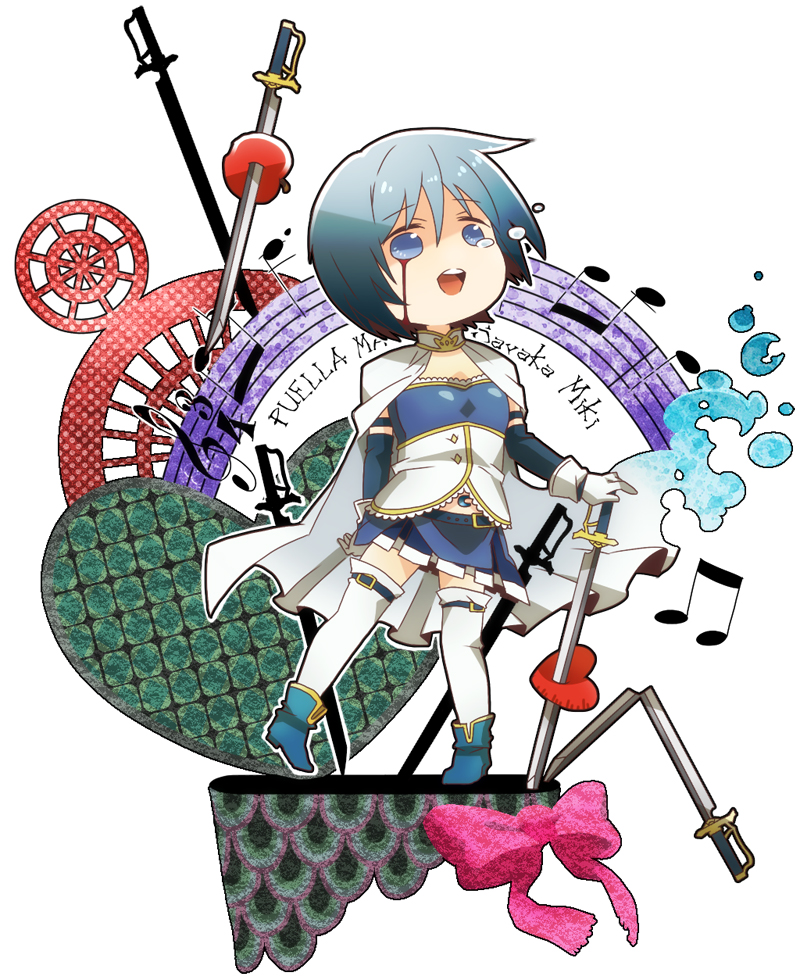 miki sayaka (mahou shoujo madoka magica) drawn by izumi_kirifu