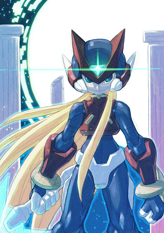 zero and zero(z) (mega man and 1 more) drawn by hi-go!