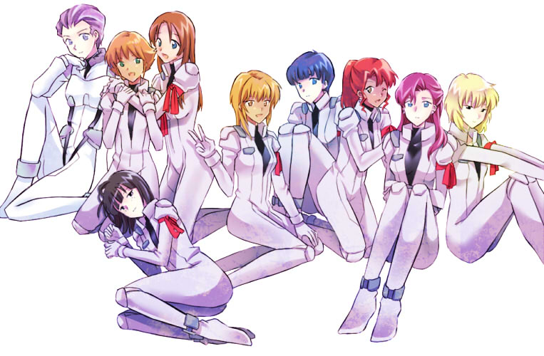 kate bush, junko jenko, mahalia merril, connie francis, peggy lee, and 4 more (gundam and 1 more) drawn by ayamoto