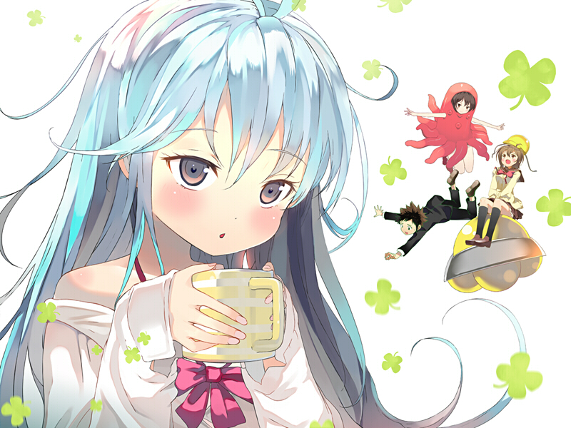 touwa erio, mifune ryuuko, maekawa, and niwa makoto (denpa onna to seishun otoko) drawn by nauribon