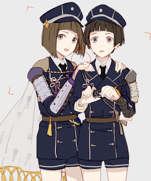 maeda toushirou and hirano toushirou (touken ranbu) drawn by nineo
