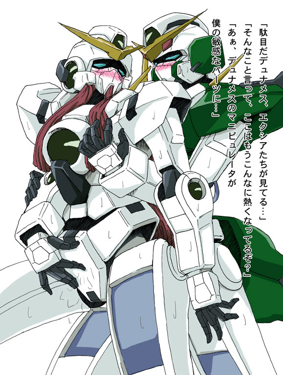gundam dynames and gundam nadleeh (gundam and 1 more) drawn by takayama_chihiro