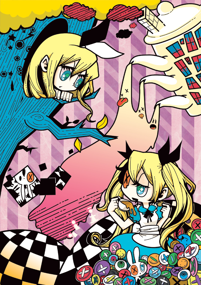 alice (alice's adventures in wonderland) drawn by emita