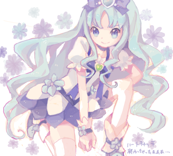 kurumi erika and cure marine (precure and 1 more) drawn by wryyyy