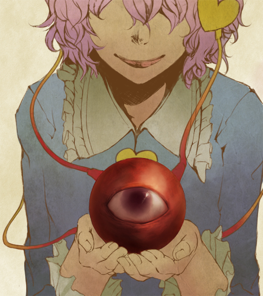 komeiji satori (touhou) drawn by uruo