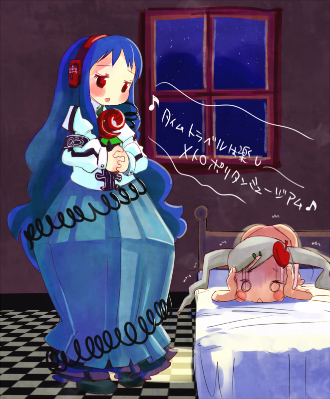 vocaloid and 1 more drawn by harepore