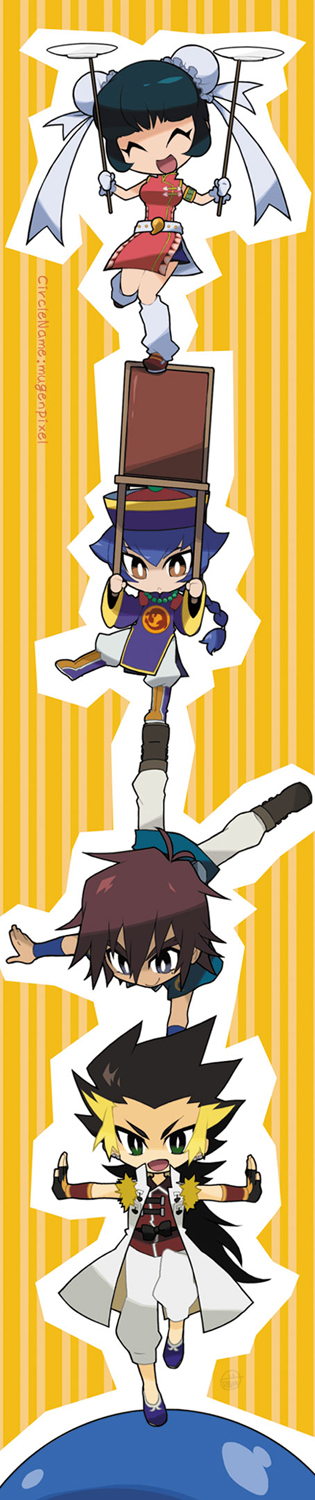 mei mei, wang da xiang, li chi-yun, and zhou xing (beyblade and 1 more) drawn by fujihana_(mugenpixel)