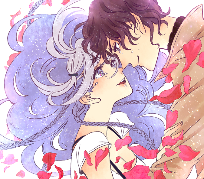 uruma ran and outarou (ran to haiiro no sekai) drawn by inahachi