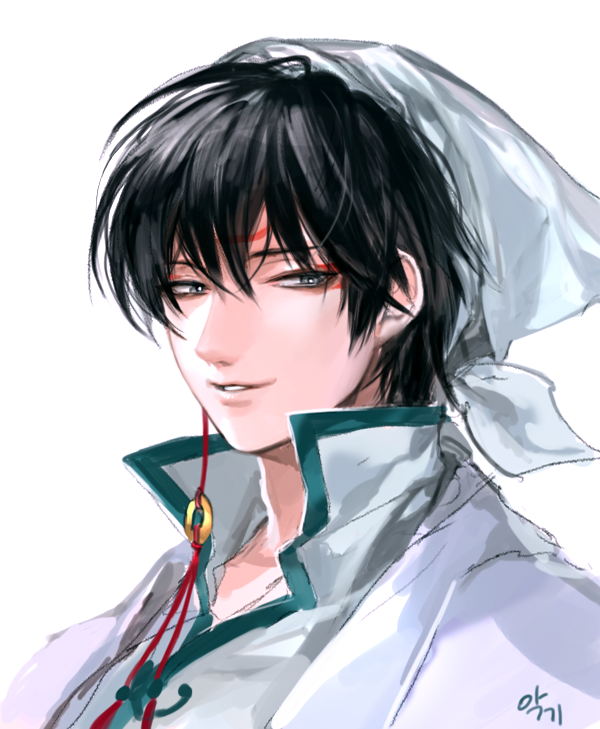 hoozuki and hakutaku (hoozuki no reitetsu) drawn by akgi