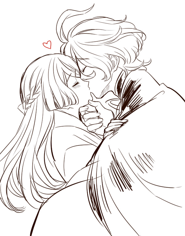 kasen kanesada and saya (touken ranbu) drawn by chori_(niisan)