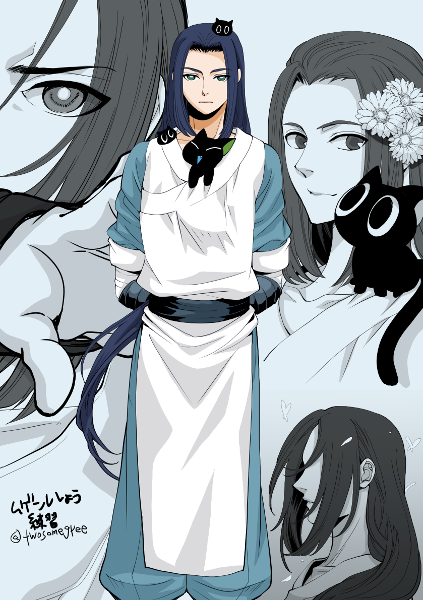 luo xiaohei, wuxian, and heixiu (luo xiaohei zhanji) drawn by higashiyama_kazuko