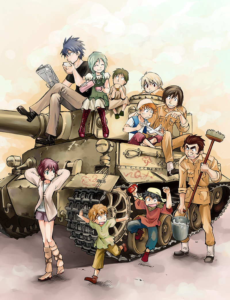 iri, kidou, lizzie, aisha, iason, and 3 more (mushikago no cagaster) drawn by torinikusoul