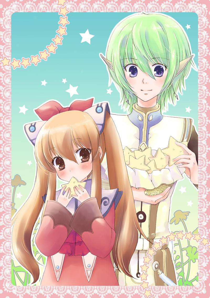 lymle lemuri phi and faize scheifa beleth (star ocean and 1 more) drawn by mika_mikan