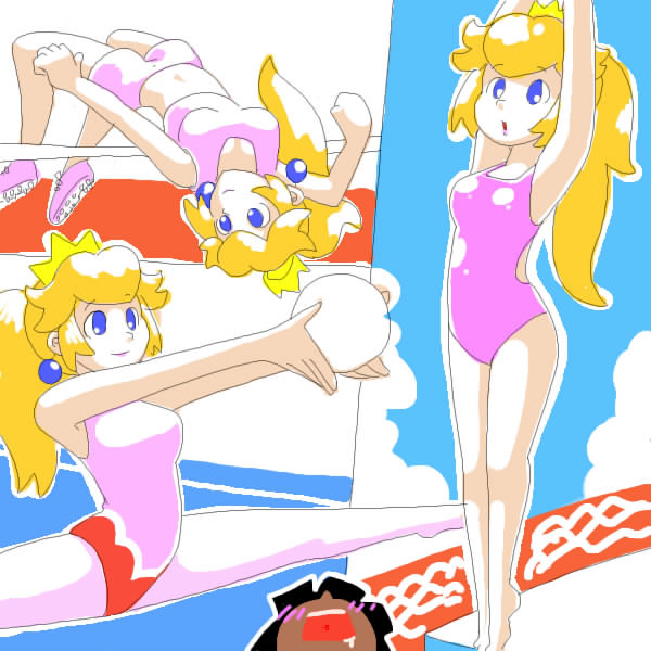 princess peach (mario and 1 more) drawn by minuspal