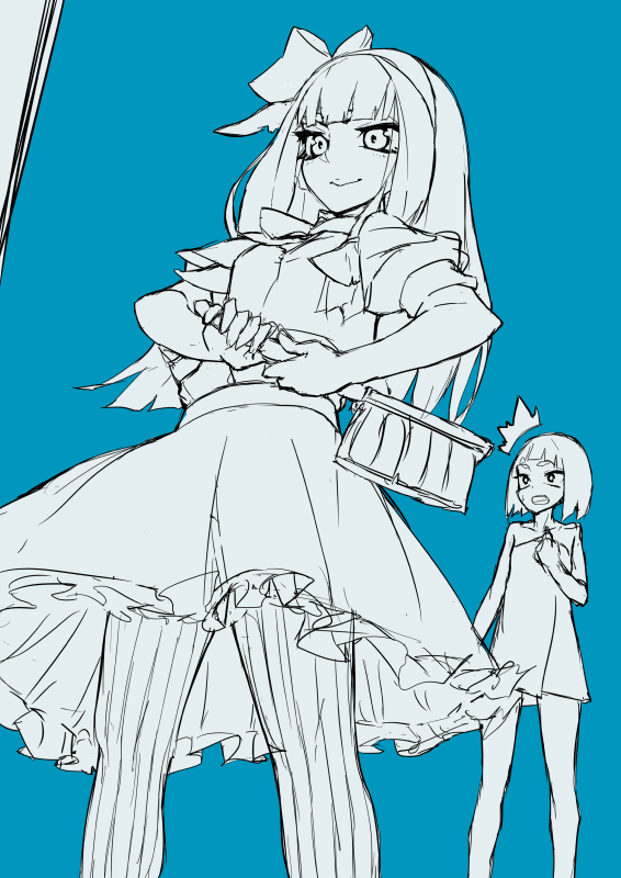 konpaku youmu and patchouli knowledge (touhou) drawn by thupoppo