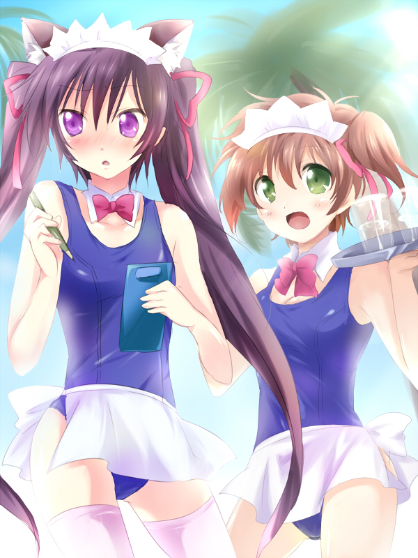 luluko and suzako (code geass) drawn by maruki_(punchiki)