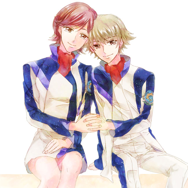 kaburagi sui and kaburagi sanae (soukyuu no fafner) drawn by wae