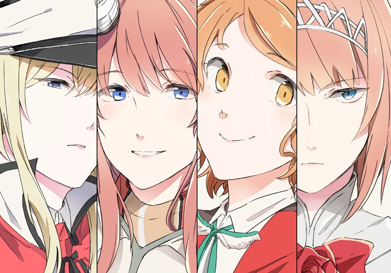 graf zeppelin, saratoga, ark royal, and aquila (kantai collection) drawn by kurozu_(hckr_96)