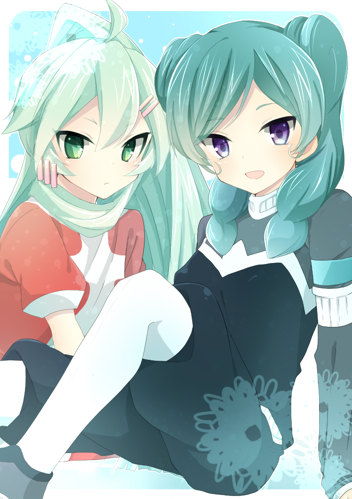 beta and manto (inazuma eleven and 2 more) drawn by izumi39