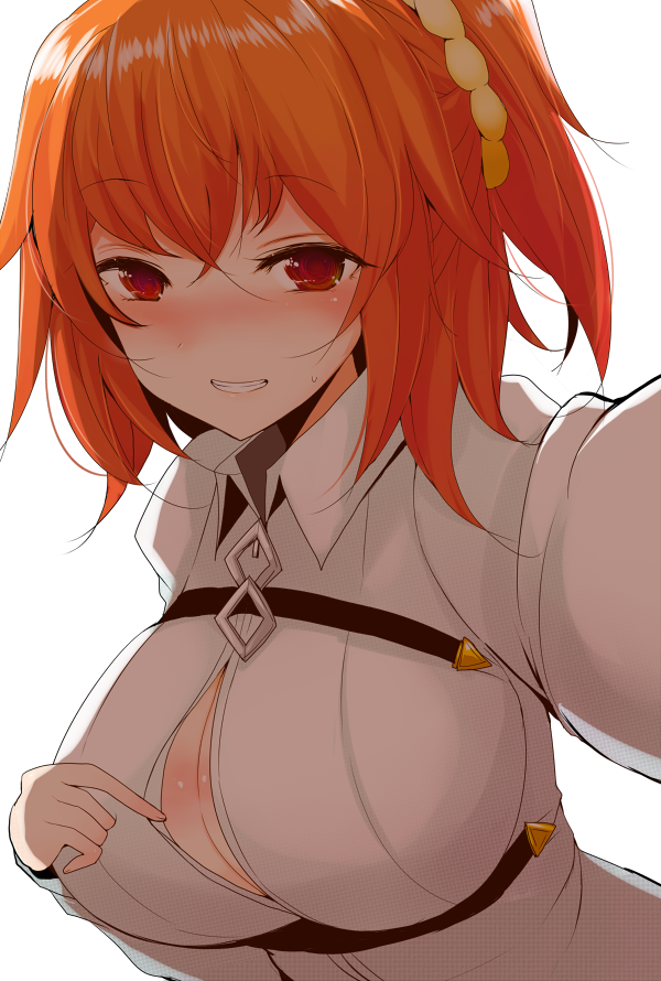fujimaru ritsuka (fate and 1 more) drawn by han_(jackpot)
