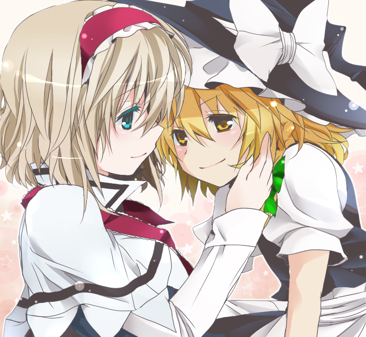 kirisame marisa and alice margatroid (touhou) drawn by toraneko