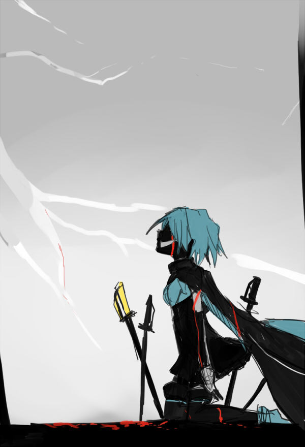 miki sayaka (mahou shoujo madoka magica) drawn by tooduki_kichi
