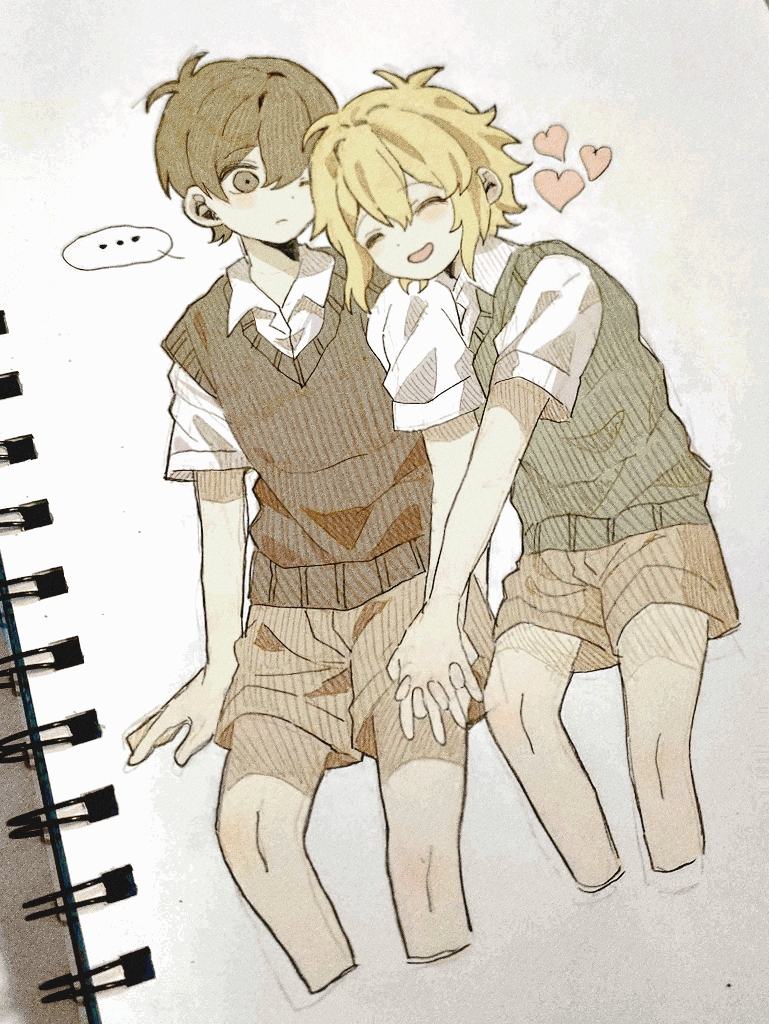 sunny and basil (omori) drawn by my_loleeta