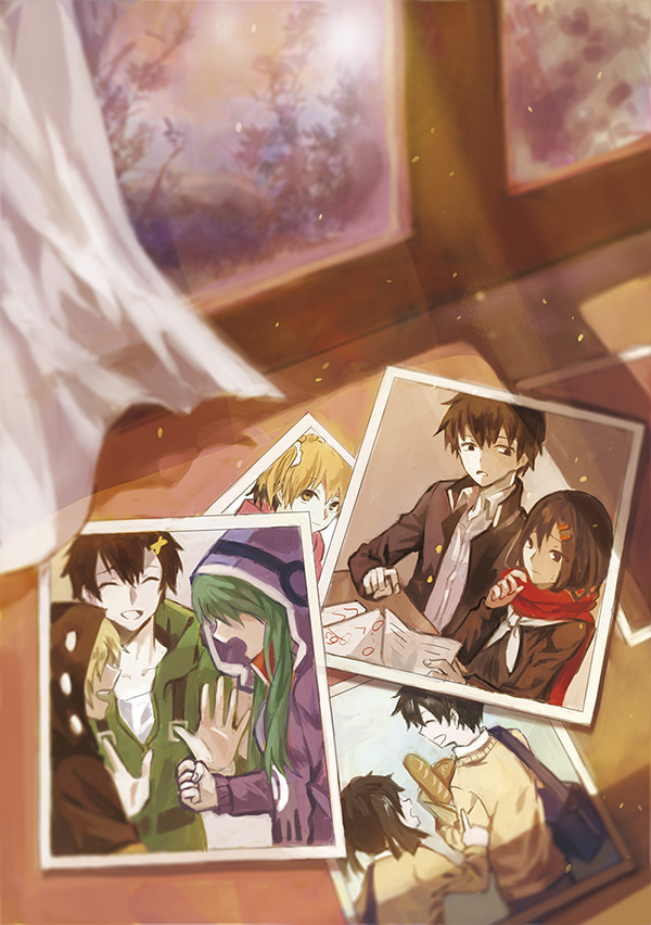 tateyama ayano, kisaragi shintarou, kido tsubomi, kano shuuya, seto kousuke, and 3 more (kagerou project) drawn by luzi_(asobi0604)