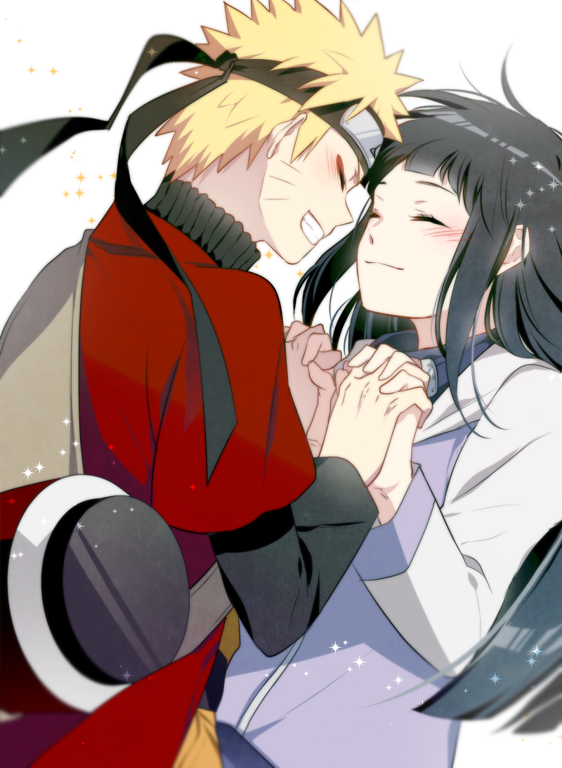 uzumaki naruto and hyuuga hinata (naruto and 1 more) drawn by nipye