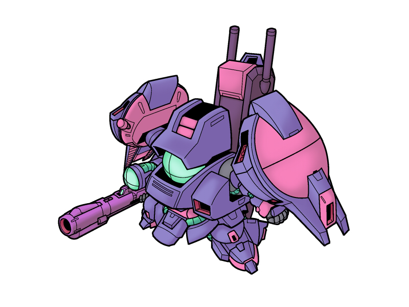 gaza-d (gundam and 2 more) drawn by nekoguruma