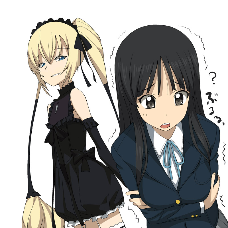 akiyama mio, hikasa youko, and ekaterina kurae (k-on! and 1 more) drawn by a1_(initial-g)